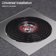 Floor Drain Cores Floor Strainer Cover Black Easy To Install Effective