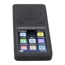 T1 Music Player Circular Portable Button Digital MP4 Player Recorder BL