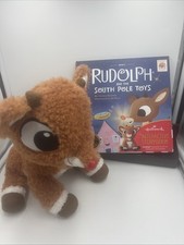 Hallmark Christmas Rudolph Red Nosed Reindeer Interactive Story Buddy Book Read
