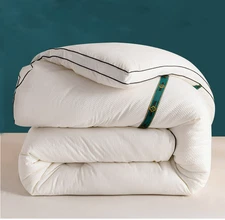 Thick Milk Velvet Fitted Sheet, 2 Pillowcase, Quilt Cover, and Core 5-Piece Set