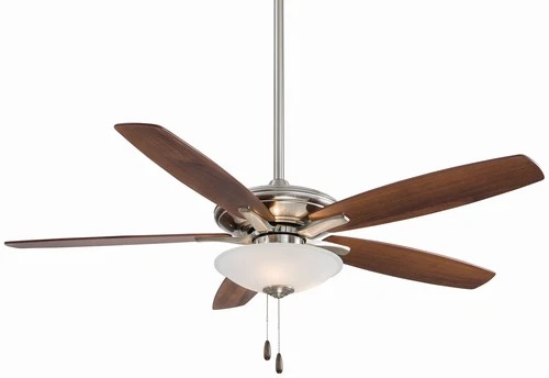 Minka Aire Mojo LED 52" Ceiling Fan - Medium Maple / Dark Walnut 5-Blade - Picture 1 of 2