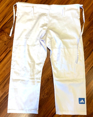 adidas Judo-Hose Club white/blue, J350 Größe: 160 - Judo-Hose - Pants