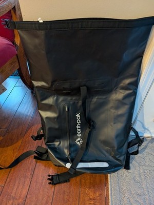 Black Earth Pak Summit Waterproof Backpack - Dry Bag Roll-Top Closure 35L NWOT
