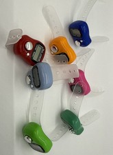 Electronic Finger Counter 7 Pack Resettable Hand Tally Clicker