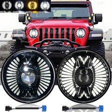 Newest 7 Inch H6024 Led Headlights For Jeep Wrangler Jk Unlimited Jku 2007-2018