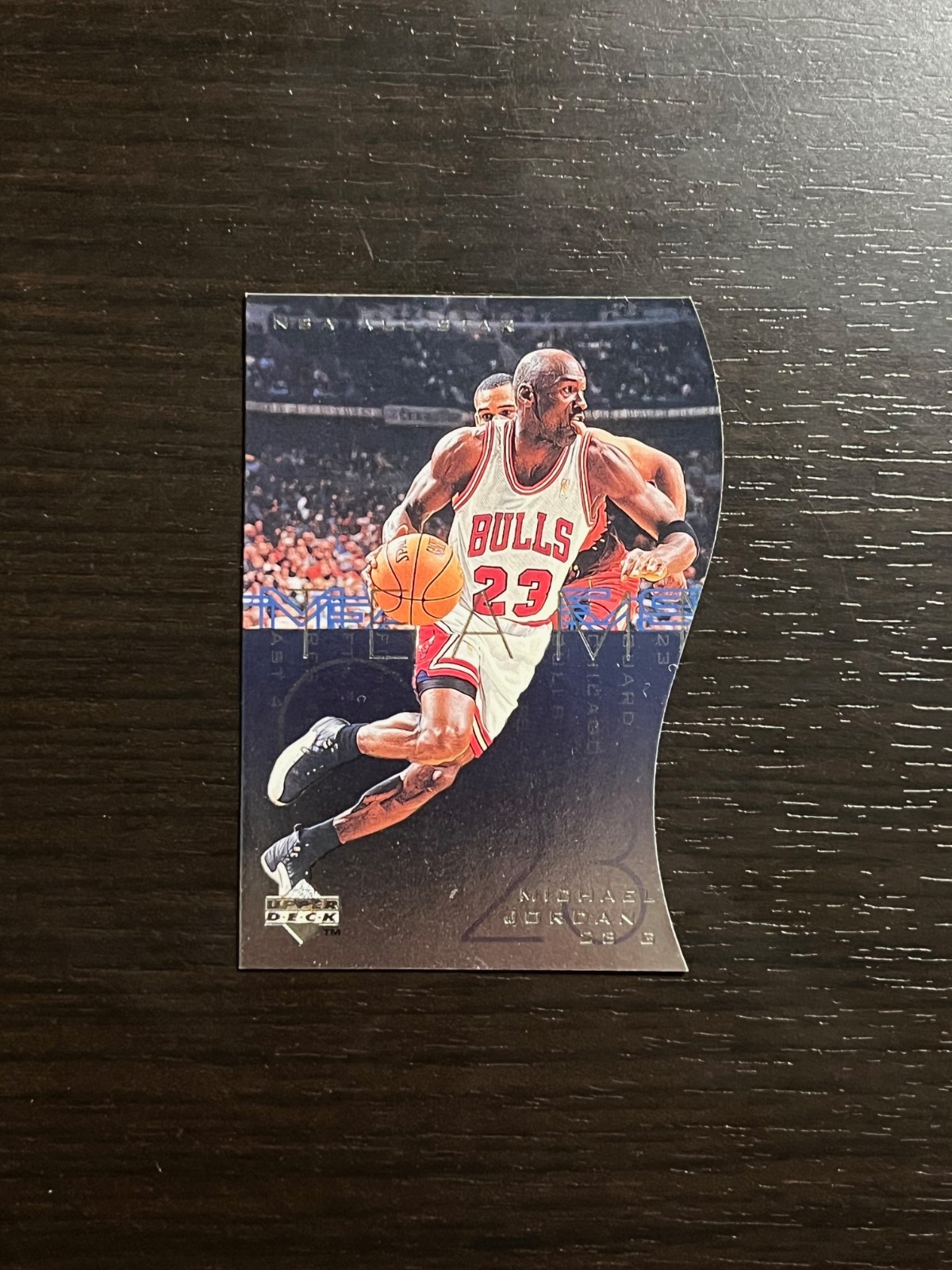 MICHAEL JORDAN 1997-98 Upper Deck Teammates Die-Cut Card #T59 Chicago Bulls HOF