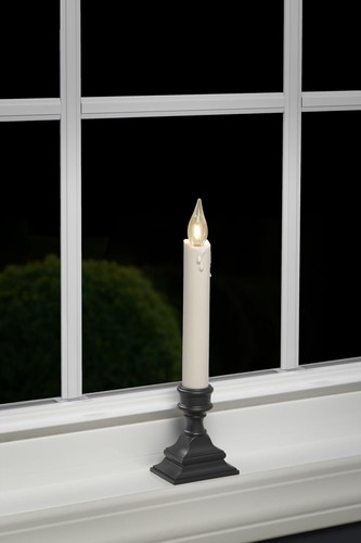 612 Vermont Vintage LED Battery Operated Window Candles with Antique Bronze  - Picture 5 of 5