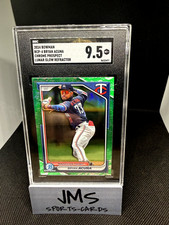 2024 Bowman - Chrome Prospects Bryan Acuna #BCP-4 Lunar Glow Refractor (RC)