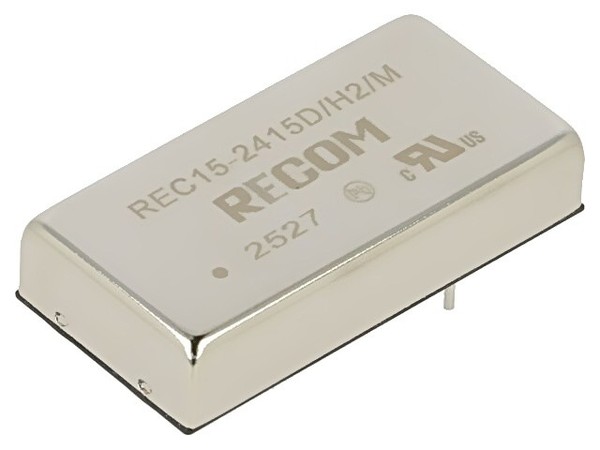 REC15-2415D/H2/M Wandler: Dc/Dc 15W Ueing: 18-36VDC Uausg: 15VDC Uausg2: -15VDC-image