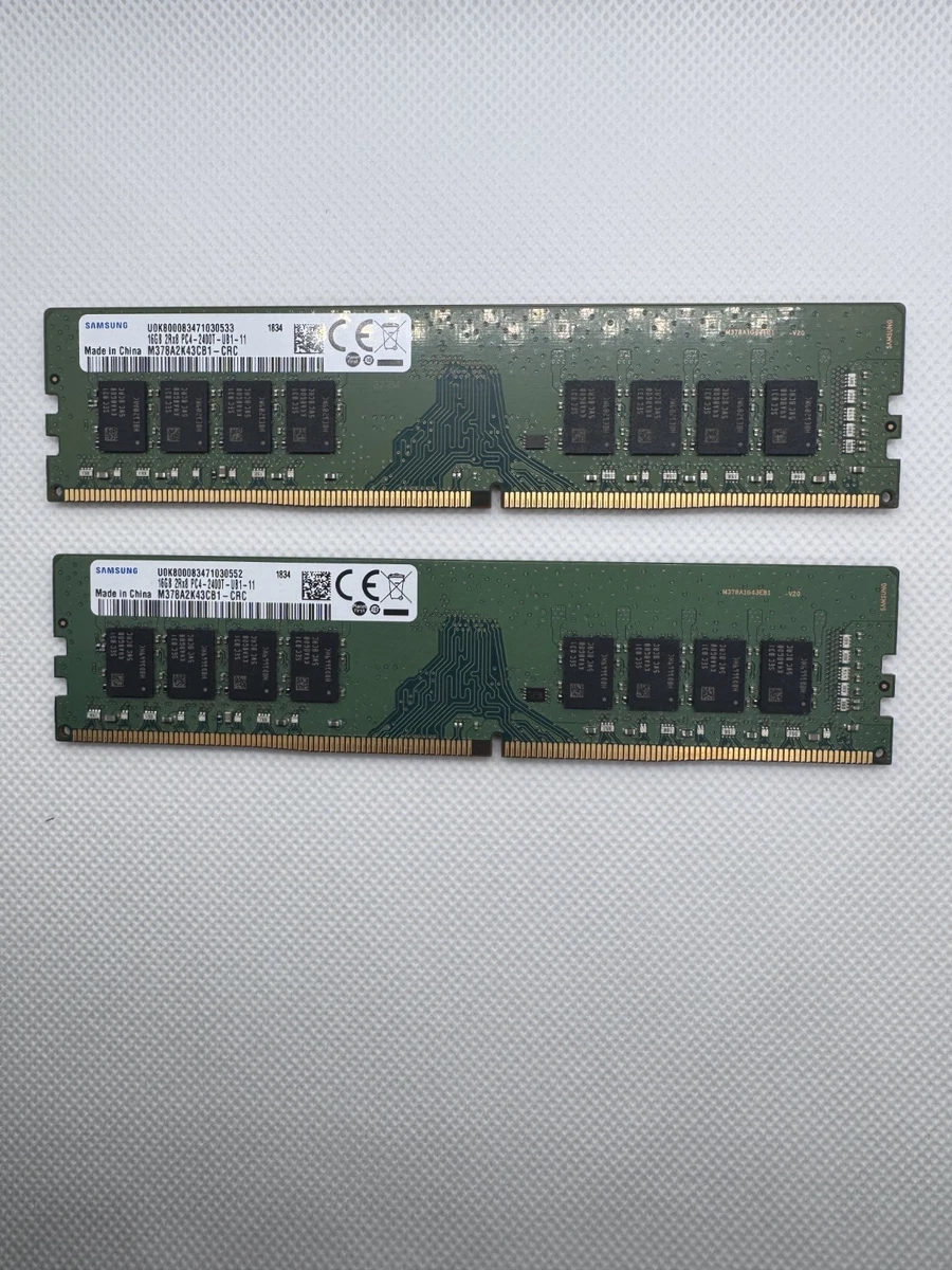 Samsung PC4-19200 (DDR4-2400) Bus Speed Computer RAM 32 GB Total
