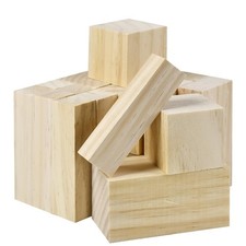 24 PCS Solid Wood Carving Blocks Whittling Kit 3 Sizes Natural Wood