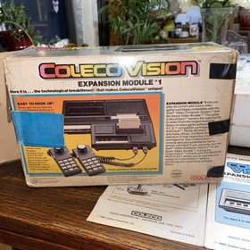 Vtg ColecoVision Console & Expansion Module #1 Untested Gaming Systems Box &&hellip;