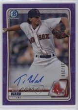 2020 Bowman Chrome Prospect Purple Refractor 239/250 Thad Ward #CPA-TW Auto 0f5t