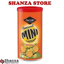 Jacob's Mini Cheddars Original Snacks Sharing Tub,260g|Free And Fast Dispatatch