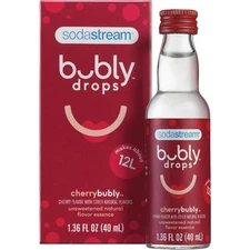 Sodastream Bubly 1.36 Oz. Cherry Drops 1025225010 SodaStream Bubly 1025225010