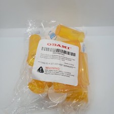 LOT OF 12 RX Medicine Plastic Storage Bottles  Lids Dram 8 Size-BRAND NEW