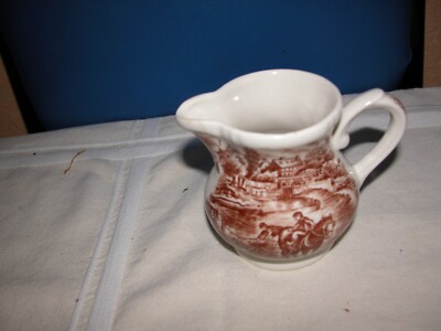 J. BROADHURST Staffordshire ''The Constable Series'' Milch-Sahnekännchen RAR