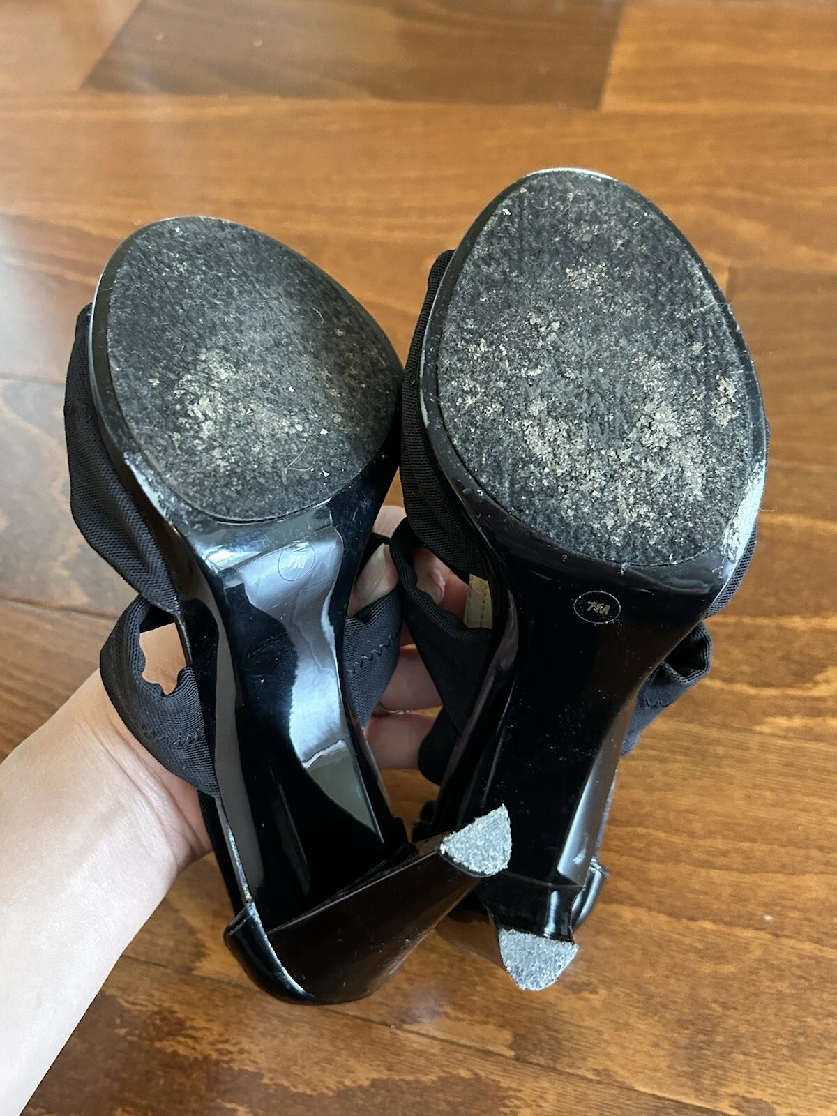 Michael by Michael Kors donna nero zip davanti tacco sexy taglia 7 M punta aperta