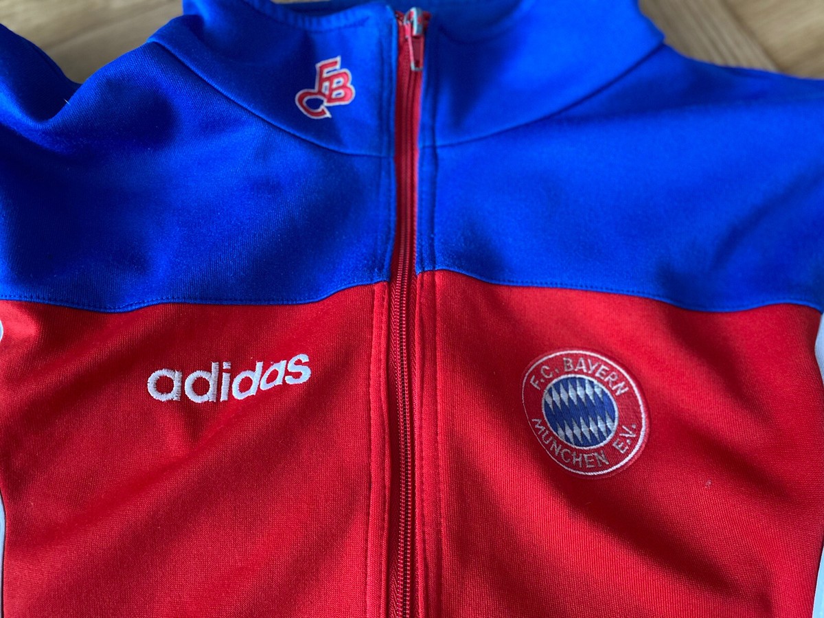 90s adidas equipment FC Bayern München BAYERN MUNICH 1993-1995 Adidas *FULL Training Tracksuit