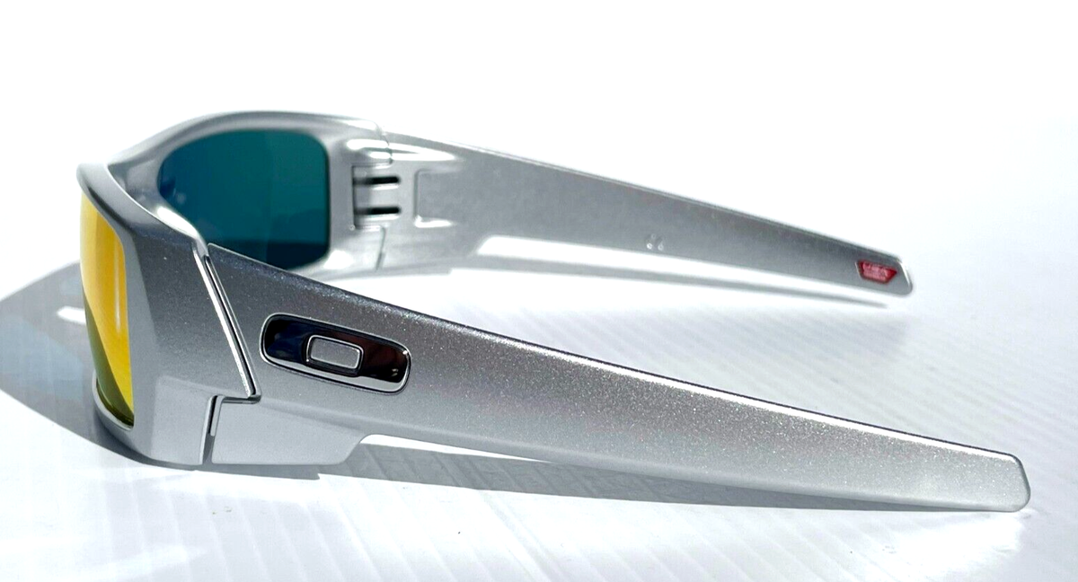 NEW Oakley GASCAN X-Silver POLARIZED Galaxy Magenta Mirror Lens