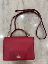 New Kate Spade New York Rosso Red Cameron Street Saffiano Hope Crossbody