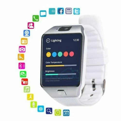 Bluetooth Smartwatch Touchscreen Wrist Smart Phone Watch Sports Fitness Tracker  - Image 2 of 4