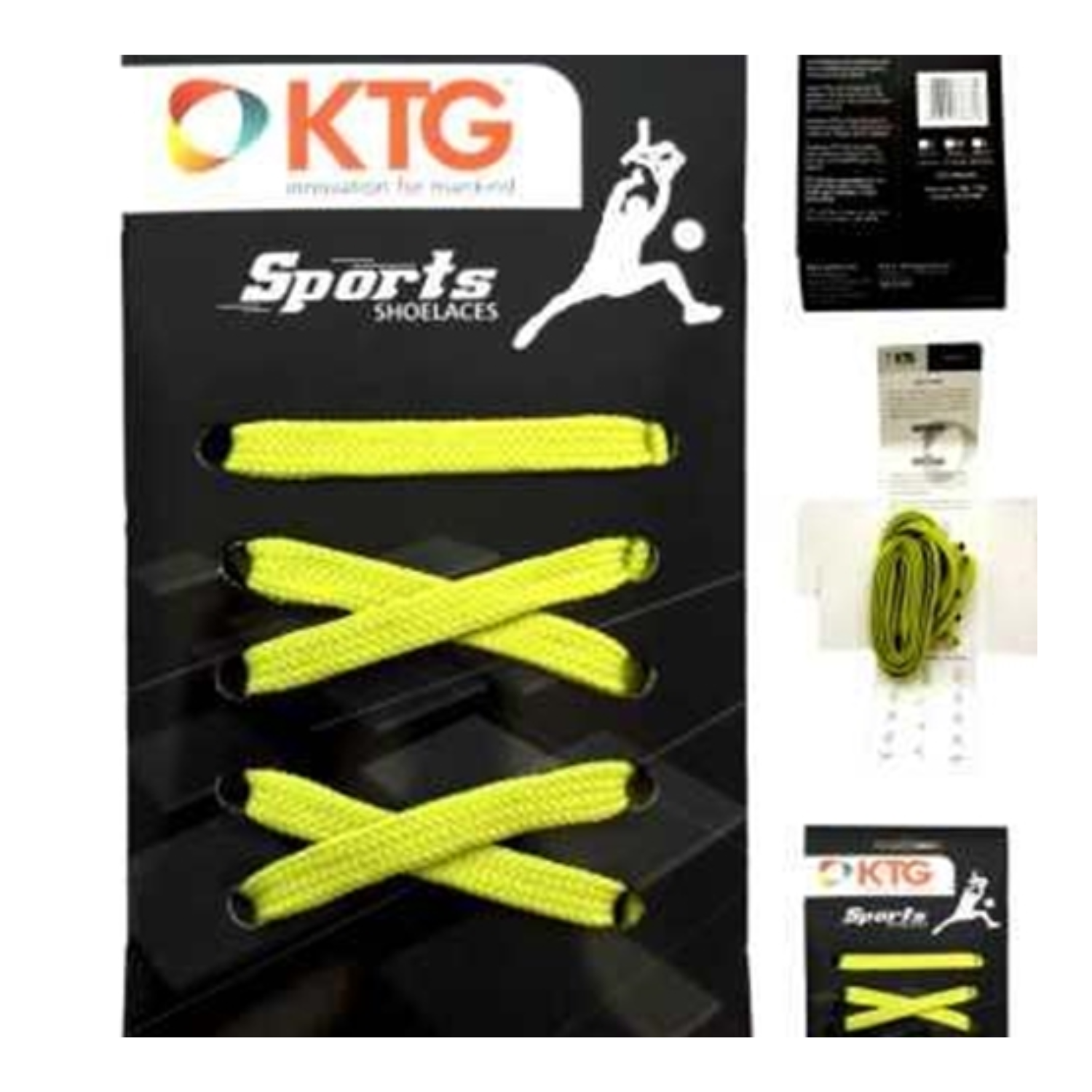 APL Lacci per scarpe da trekking florescenti 1 paio