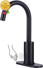 Touchless Bathroom Faucet Tall Automatic Bathroom Sink Faucet with Single Hole