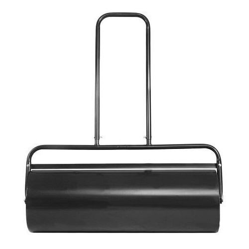 24 x 13 Inch Tow Lawn Roller Water Filled Metal Push Roller-Black - Color: Black - Picture 5 of 5