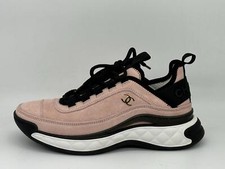 CHANEL 23K 2023 Suede CC Sport Lace Up Sneakers Kicks Shoes Trainers 1425