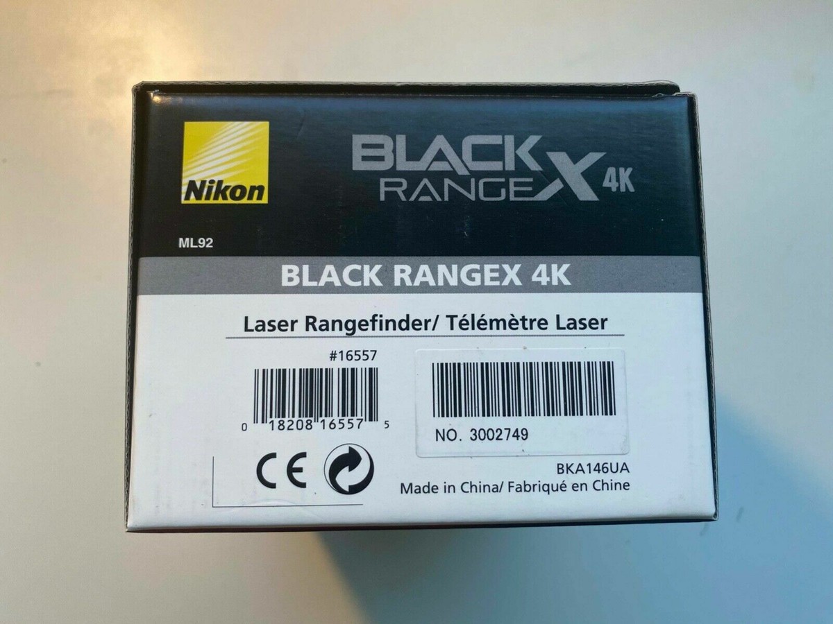 Nikon Black RangeX 4K Laser Rangefinder - 16557 for sale online | eBay