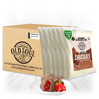 OldSoul Taiyaki Waffle Mix| 30lbs |Taiyaki Batter Mix|Chocolate| Taiyaki Waffles