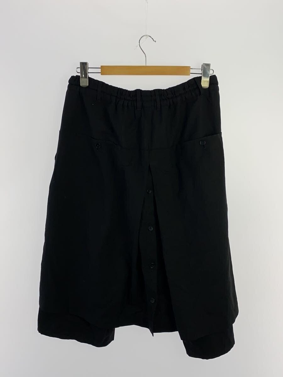 Ground Y YOHJI YAMAMOTO men's WOOL Mix GABARDINE WRAP PANTS Ground Y YOHJI YAMAMOTO men's WOOL Mix GABARDINE WRAP PANTS