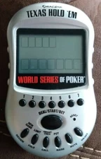World Series of Poker Texas Hold 'Em Handheld Electronic Poker Game Excalibur