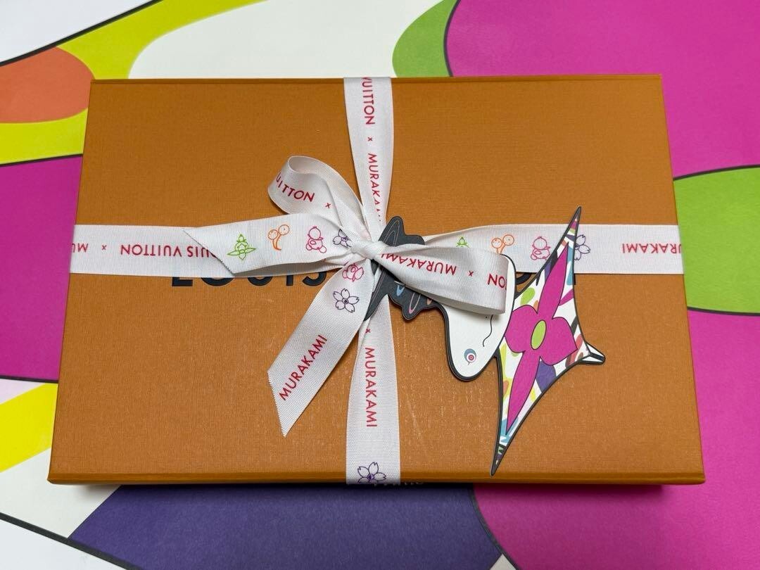 LOUIS VUITTON × MURAKAMI スカーフ NEW LOUIS VUITTON Limited Edition BLACK MULTICOLOR MURAKAMI