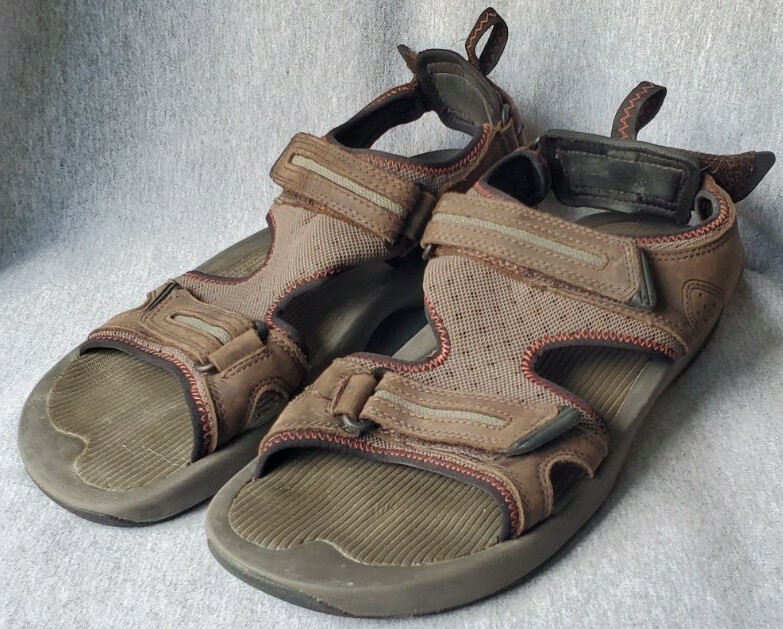LL Bean Mens Brown Fisherman Sports Waterproof Sandals Size  display picture 1
