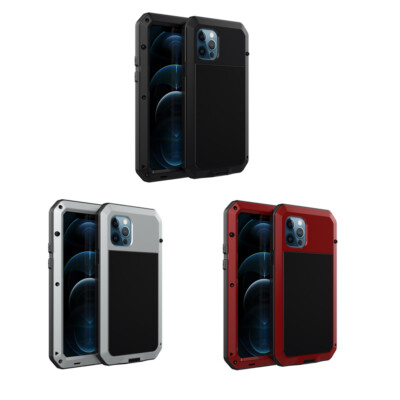 For iPhone 14 12 13 XS XR 360 Full Case Shockproof Built-in Tempered Glass Cover
