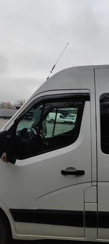 RENAULT MASTER 2010-2023 EXTERNAL FIT WIND RAIN SMOKE SUN GUARD DEFLECTORS 2PCS - Picture 14 of 24