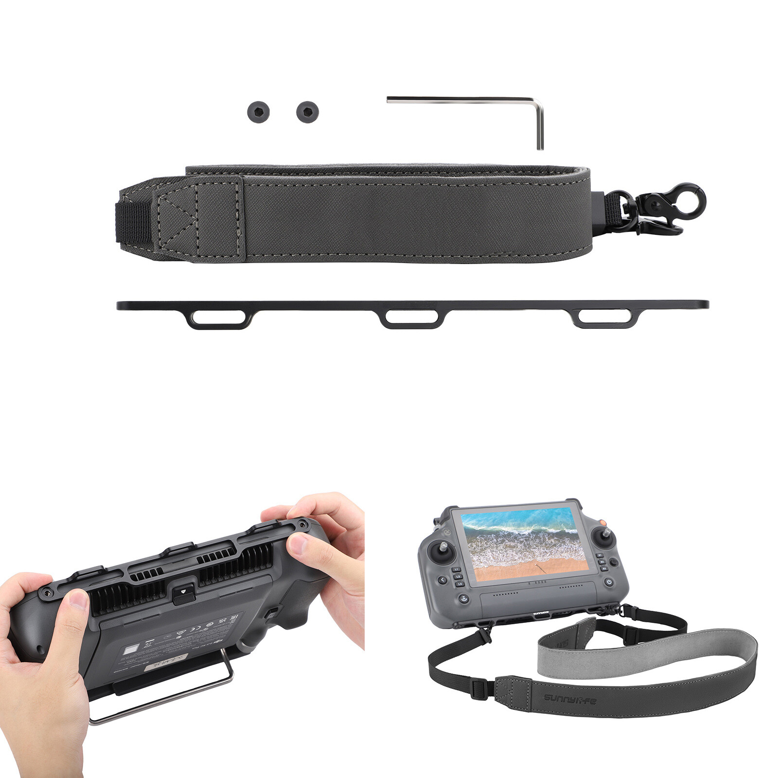 DJI Air 3 RC Plus Drone Controller Hanging Buckle & Neck Strap-image
