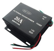 Convertitore riduttore di tensione - potenza 24 VDC - 12 VDC 20 A