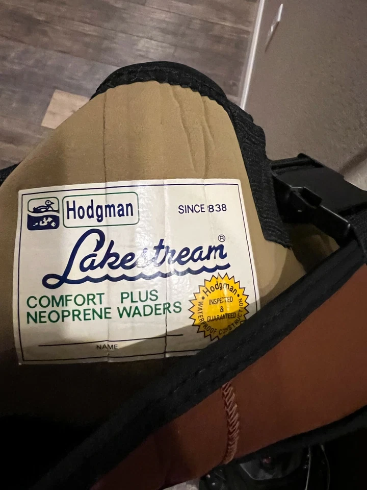 Hodgman Lakestream Comfort Plus Neoprene Waders - Brown w/ Suspenders - Size LL - Image 4 of 4