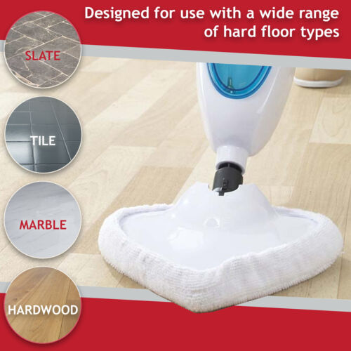 2 x Cloths Covers Pads for Hoover Steamjet SSNC1700 S2IN1300C Steam Cleaner Mop - Picture 3 of 12
