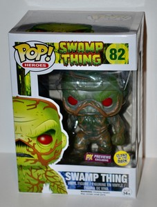 Funko POP Swamp Thing #82 Glow-In-The-Dark Figure Previews Exclusive DC Comics | eBay