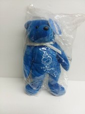 March Of Dimes Walk America 2000 Bean Bag Bear Blue beanie babies collection