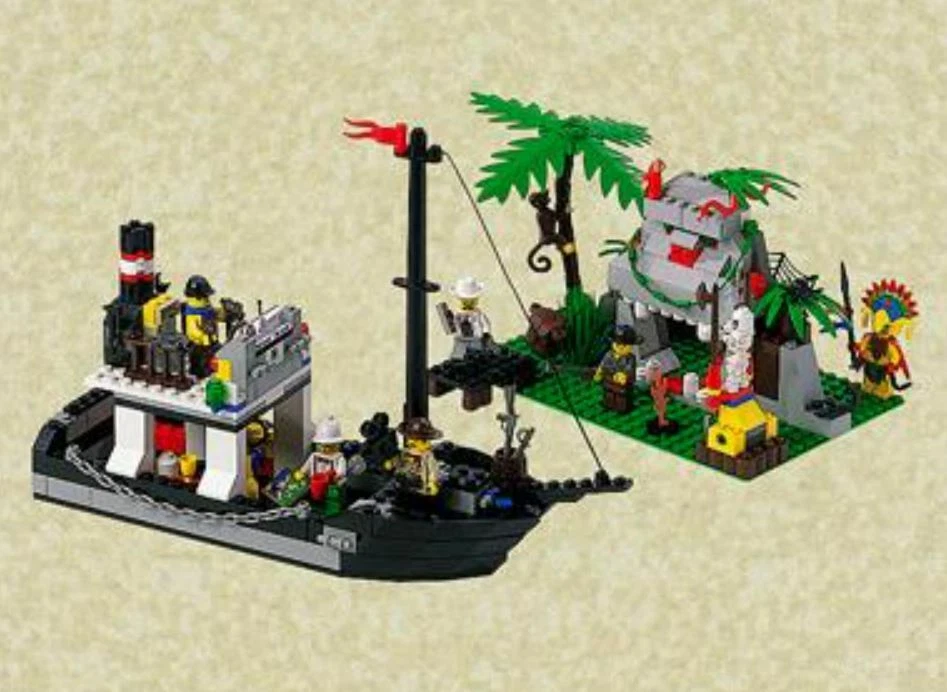 Lego jungle boat 2025