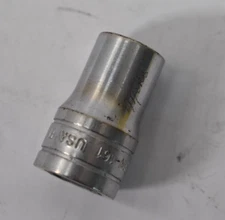 Snap On Tools Socket Tool 1/2" x 1/2" Drive x 12 Point SW-161 SW161 Chrome
