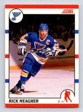 1990-91 Score Canadian Hockey #267 Rick Meagher NHL  Blues
