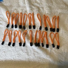 24 PACK 3"  ZIPPER PULLS TENTS BACKPACKS JACKETS Pants Shirts Bags Suit Case