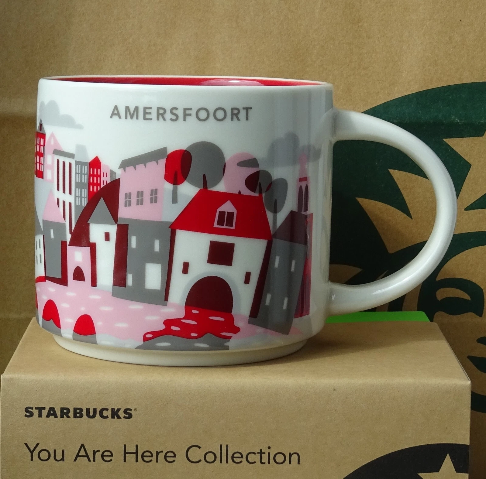 Starbucks City Mug 14oz New You Are Here YAH Amersfoort Netherlands
