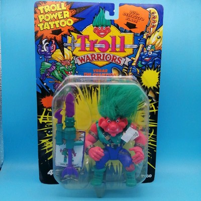 TROLL WARRIORS Oddvar The Wizard Action Figure Applause Tyco Vintage Vegar